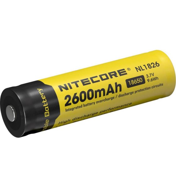 NITECORE 18650 Rechargeable Battery 2600mAh
