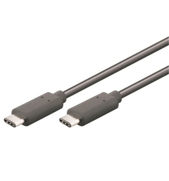 M-CAB USB-Kabel (USB C, Schwarz, 1 m)