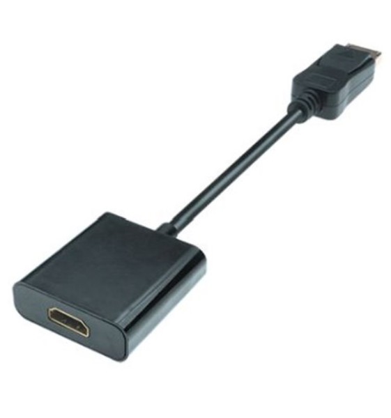 M-CAB Videokabel (HDMI, Display Port, Schwarz, 0.20 m)
