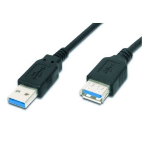 M-CAB USB 3.0 Verlängerungskabel (1.80 m, Schwarz, USB A)