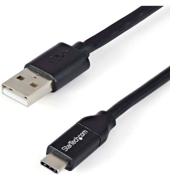 STARTECH USB Kabel (USB A, USB C, Schwarz, 2 m)